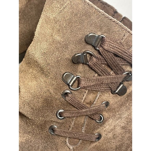 Nine West Vintage American Brown Suede Leather Slouchy Boots 7 M Boho Peasant - Picture 3 of 13